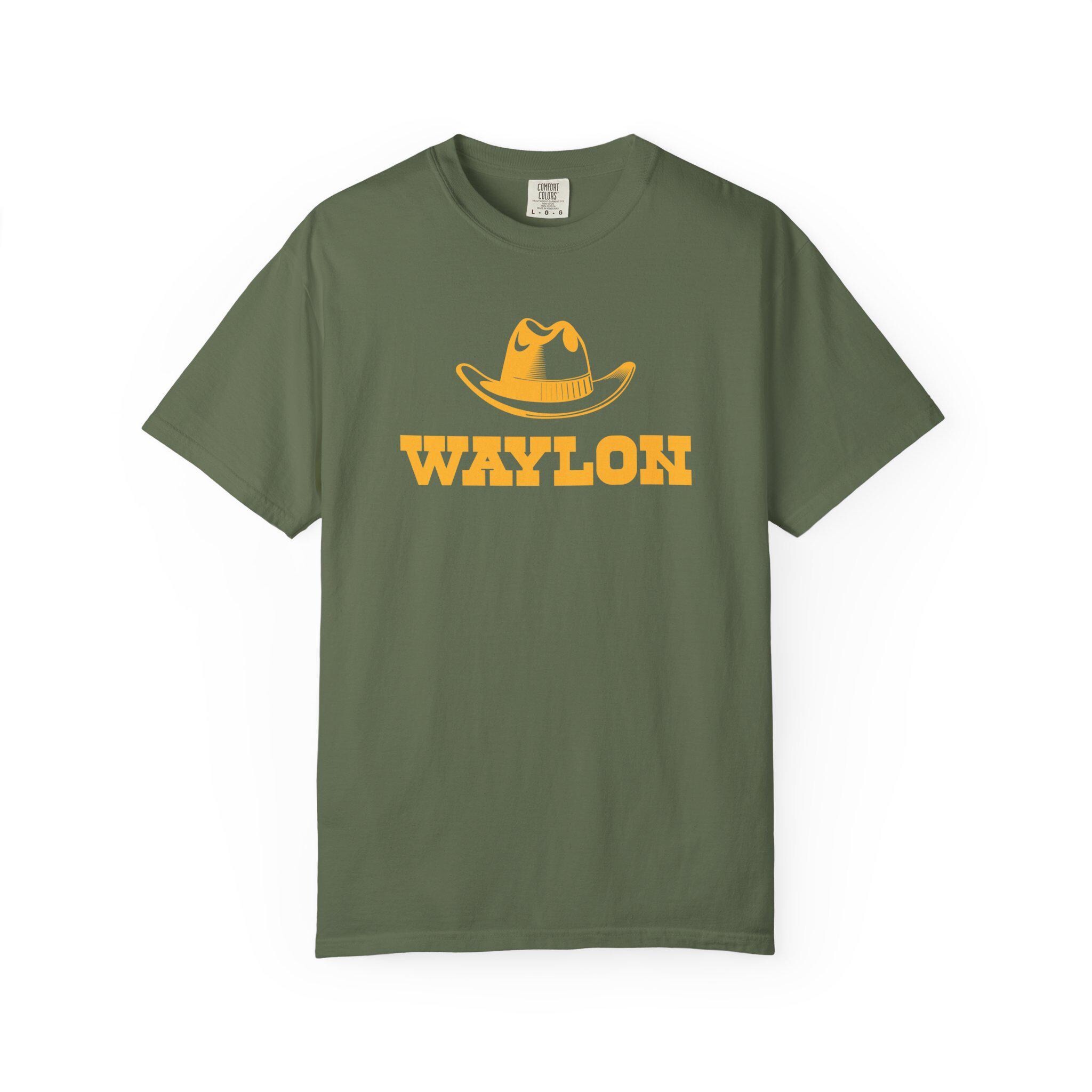 Waylon Color Waylon Comfort Colors Tee, Waylon Jennings Shirt, Outlaw Country ...