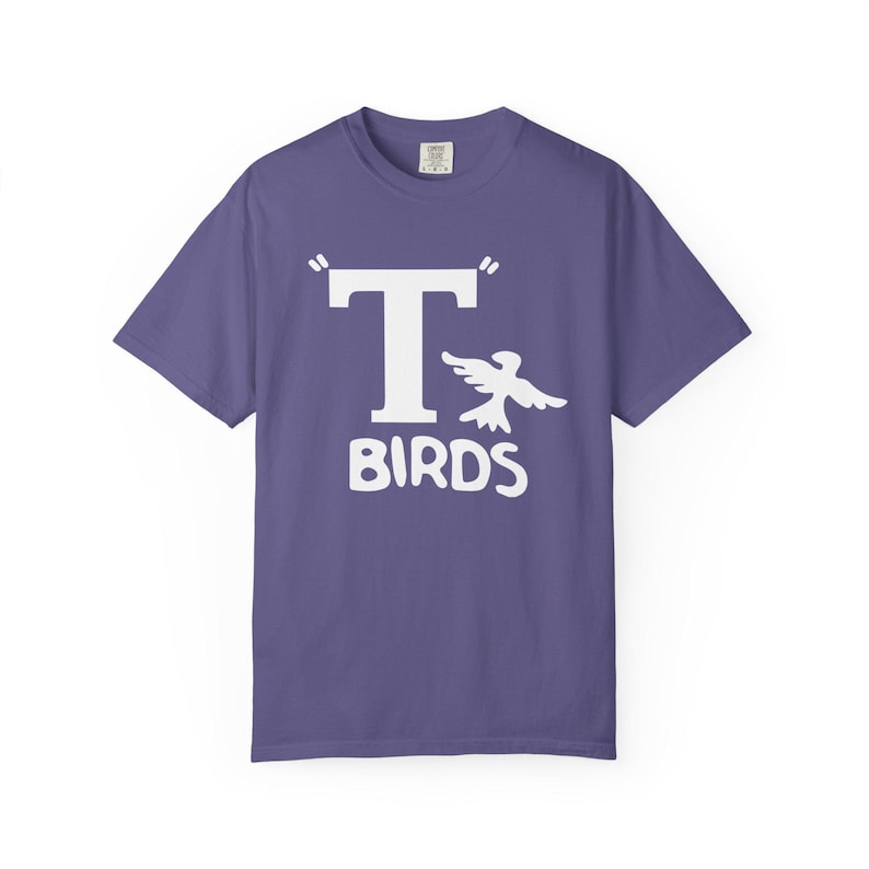 TバーズコンフォートカラーTシャツ、TバーズTシャツ、グリースシャツ、グリース映画、グリースファン、ライデル高校、ライデル高校Tシャツ、ライデル 画像 6