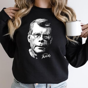 スティーブン・キング スウェットシャツ、スティーブン・キング、スティーブン・キング原作シャツ、スティーブン・キング、レトロ服、Tumblrシャツ、ホラーシャツ