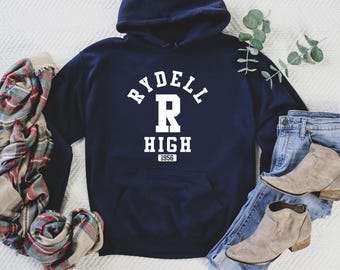 Rydell High Hoodie, Rydell High School, Rydell High School Tee,Rydell High School shirt,funny greese, grease shirt, retro shirt