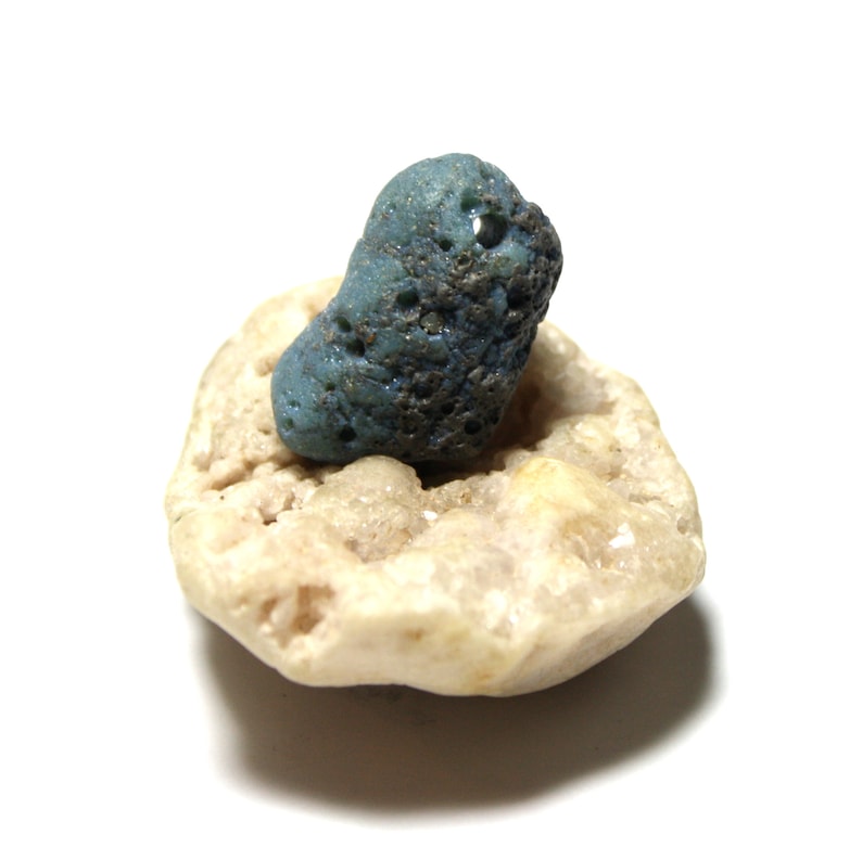 Blue Slag Glass Stone Lake Michigan Slag Glass Leland Blue Etsy