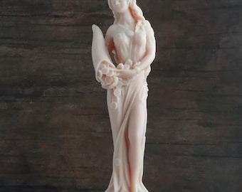 Fortune Goddess Candle -Good Luck Talisman- Abundance and Wealth Ritual Candle -Spiritual Home Decor