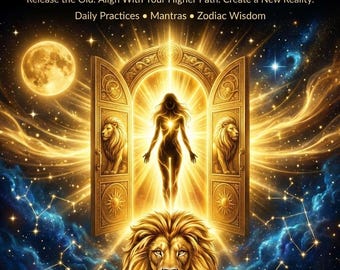 Astrologie-Leitfaden zum Löwentor-Portal | Manifestiere eine neue Realität, Tierkreis-Rituale (PDF-Download)