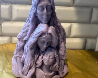 Mother Daughter Candle, Handmade Decorative, Unique.Mothers Day gift candle.