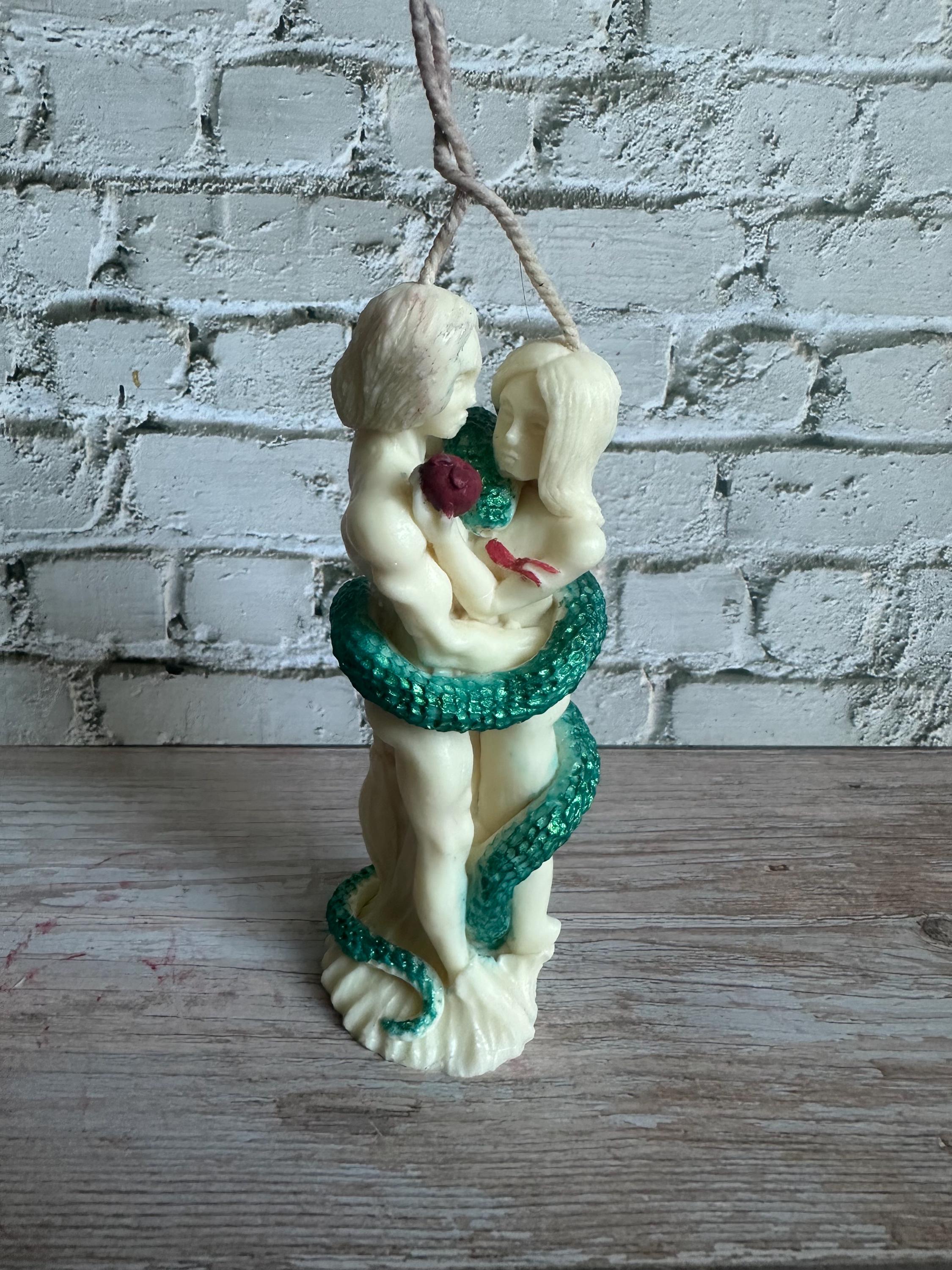 【アダム＆イブ】　セラミックドールMADE　 in　ITALY Adam and Eve Figurine - Etsy