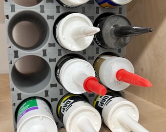 Estante para tubos de calafateo / Organizador expandible para conectores de cola de milano - ENVÍO GRATIS