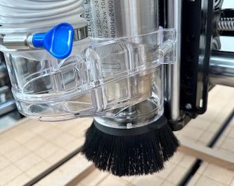 Anillo de repuesto mejorado para el cepillo para polvo Onefinity Suck-It SM: diseño acampanado para un funcionamiento suave y rápido del ATC.