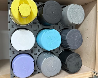 Estante para pintura en aerosol / Organizador expandible con conector de cola de milano - ENVÍO GRATIS