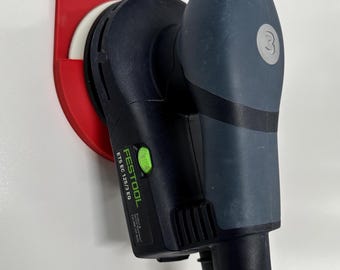 Soporte de pared para lijadora Festool: soporte de almacenamiento de PLA impreso en 3D