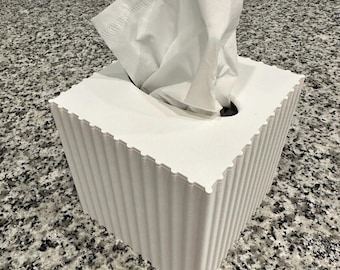 Funda cuadrada para caja de pañuelos – Estilo plano o decorativo / Decoración moderna para baño y hogar - ENVÍO GRATIS