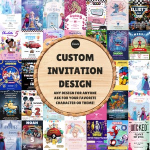 Custom Invitation, Made To Order Invitation, Customized Digital Birthday Invitation, Baby Shower Invitation, Personalized Invitation