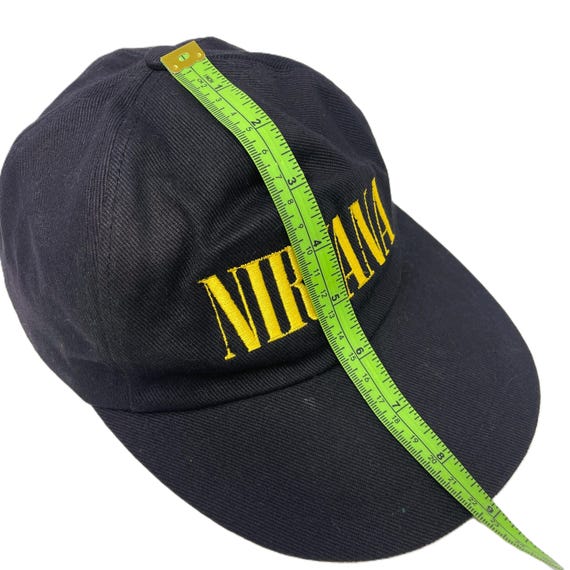 Vintage 1994 NIRVANA Hat Leather Strapback KP CAPS. Grunge Rock