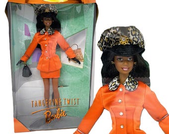 70年代/80年代 本物 ヴィンテージ 黒髪 マテル バービー アフロ