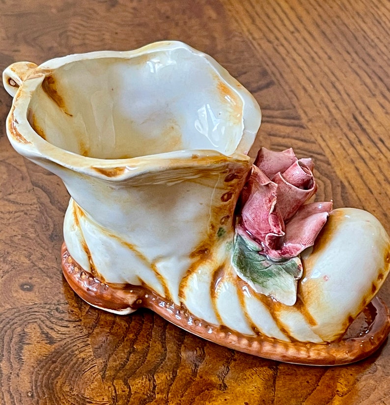 Vintage Napoleon Capodimonte Italian Porcelain Boot Knick | Etsy