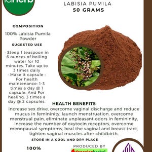 50 g - 500 g Organic Pure Powder Of Kacip Fatimah (Labisia Pumila) WildCrafted Fresh Natural Herbs Organic Free Shipping