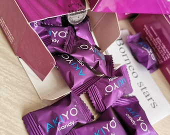 Caramelle al caffè Akyo - 1 scatola / 25 pezzi - Spedizione gratuita dall'Indonesia