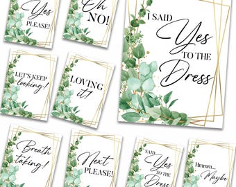 I Said Yes to the Dress Photo Prop | Bridal Boutique Paddle (Digital Download)
