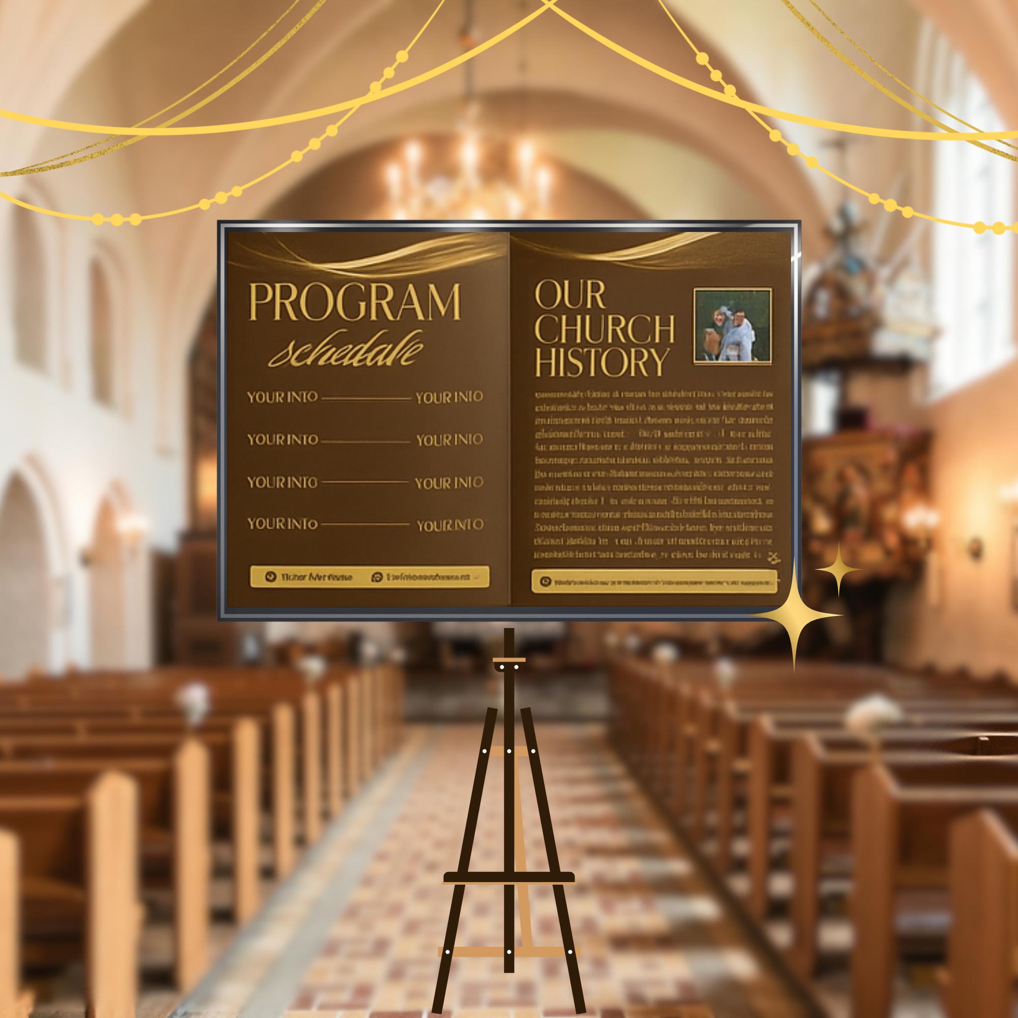 Church Program Canva Template: Anniversary, Pastor Appreciation ...