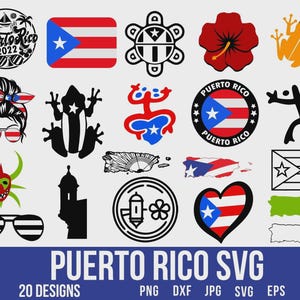 Porto Rico Svg, Latina Svg, Cricut Svg, Porto Rico Png, drapeau Porto Rico, Taino Frog Svg, Boricua Svg, Porto Rico Frog Téléchargement instantané