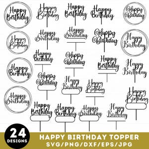 Verjaardagstaarttopper SVG – Groovy Basket Topper SVG | Cricut & lasergesneden taarttopperbestanden | Digitale taarttopperbundel voor eerste verjaardag