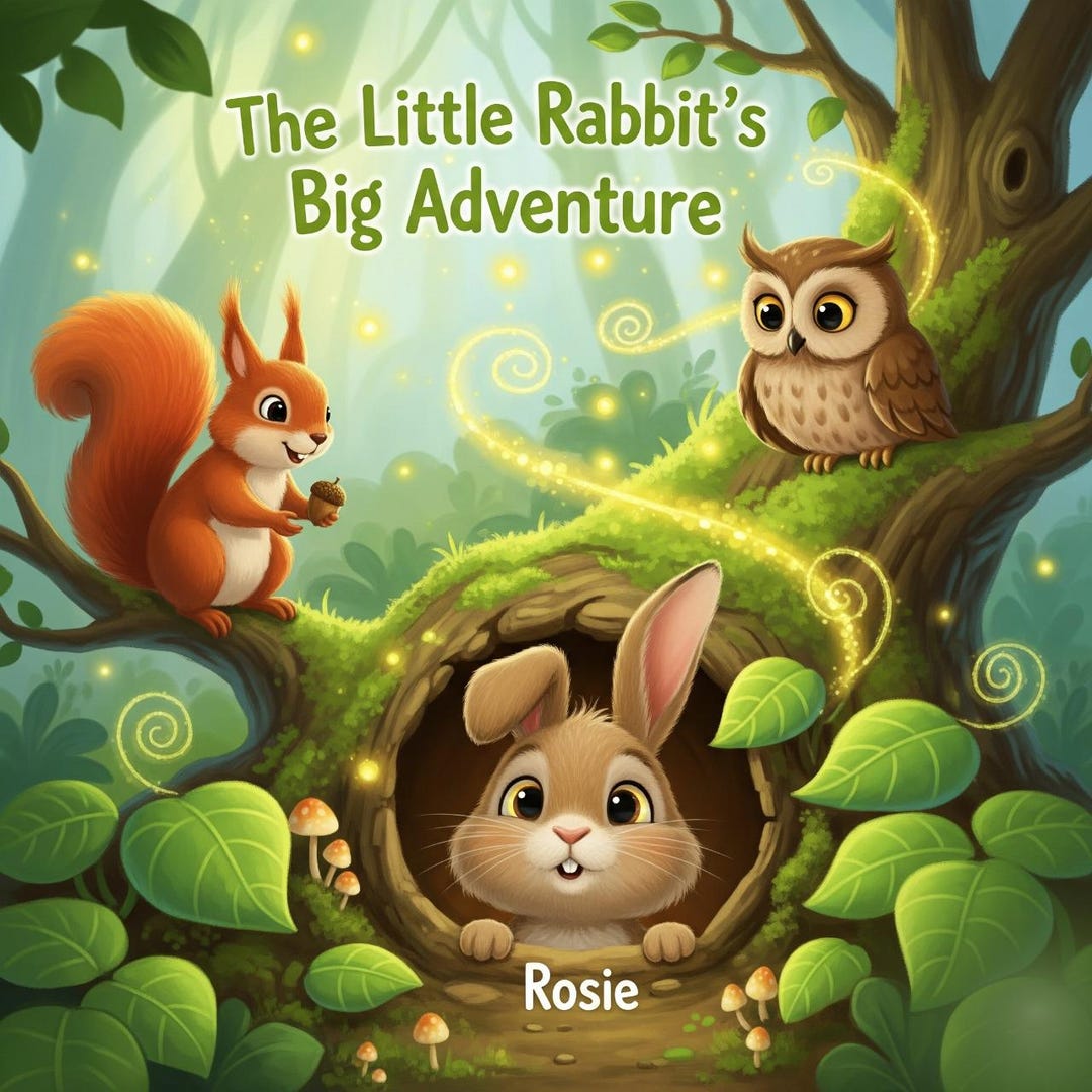 Little Rabbit's Adventure Kids Ebook: Kids Bedtime Story (digital ...