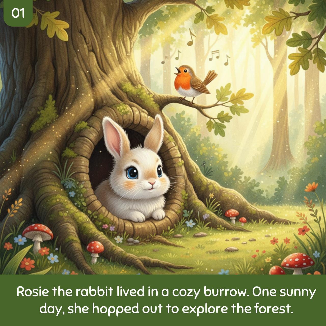 Little Rabbit's Adventure Kids Ebook: Kids Bedtime Story (digital ...