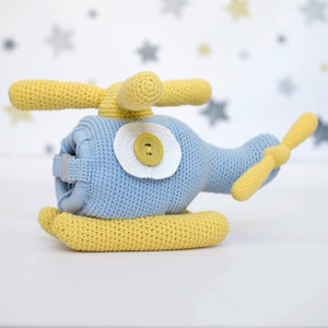 Amigurumi Helicopter Crochet Pattern: Easy Toy Tutorial (Digital PDF)