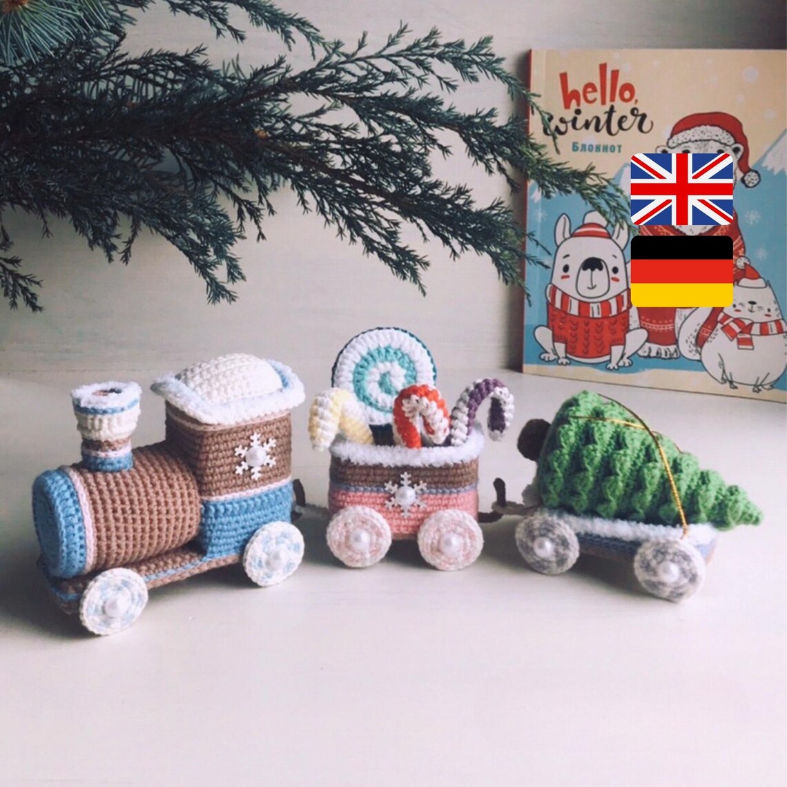 Amigurumi Train Pattern - Crochet Train Pattern, Cute DIY Train Toy - Etsy