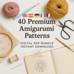 40 Premium Amigurumi Crochet Pattern Bundle PDF – Cute Amigurumis, Amigurumi Pattern, Amigurumi Crochet Pattern, Patrones Amigurumis