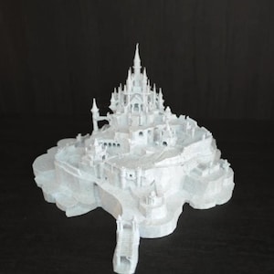 Modelo del castillo de Hyrule de la leyenda de Zelda