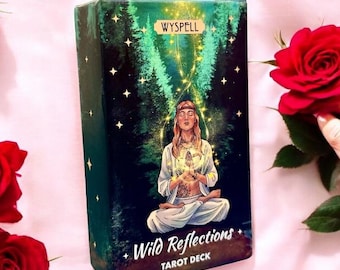 Wild Reflection Tarot Cards, 78 Tarot Deck. Original Tarot Cards Beginners And Experts Friendly. Size: 4.09in by 2.44in