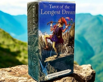 Tarot Of The Longest Dream, 78 Tarot Cards Deck. Easy Follow Tarot with Guidebook. Size: 4.09in by 2.44