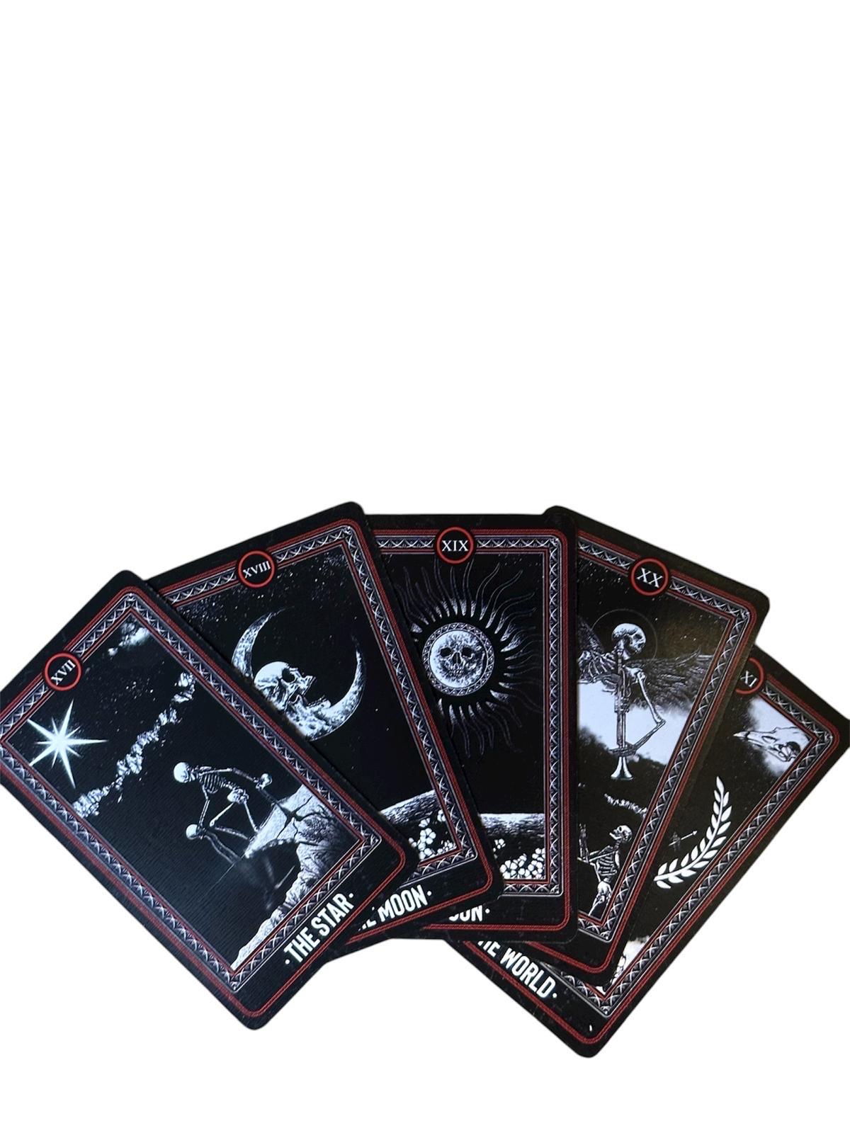 Genérico Tarjetas de Tarot Oculta,Occult Tarot Cards,Tarot Deck,Card Game, Juguetes de adivinación