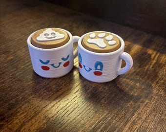Coffee Cup Clicker | Fidget Toy | Stress Relief Clicker | Cute Coffee Cup | Fun Sensory Toy Gift