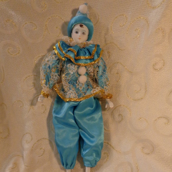 Porcelain Clown Doll Etsy