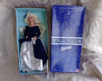 avon winter velvet barbie value