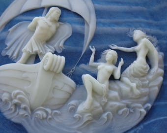 Incolay Cameo Plate Etsy