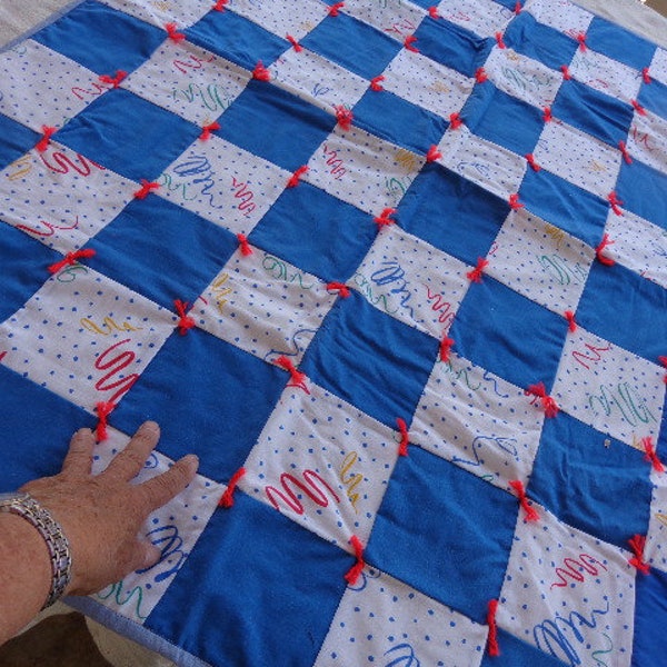 Knotted Quilt Etsy
