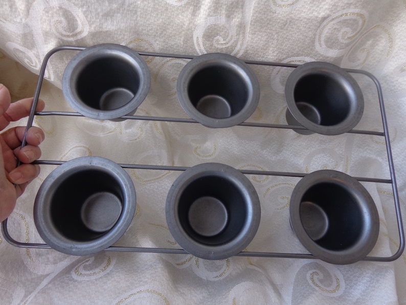 CHICAGO METALLIC STYLE Popoverjumbo Muffin Pan Non Stick 6 Etsy