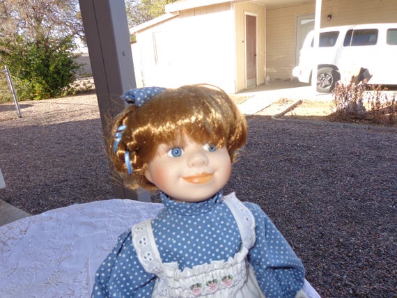 redhead porcelain doll