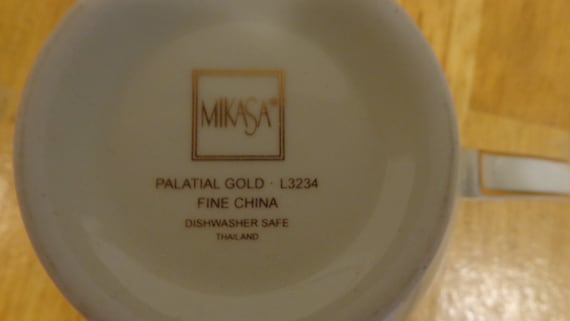 MIKASA 金箔　LaurieGatesデザイン　31cm MIKASA PALATIAL GOLD Teacup - Palatial Gold - Mikasa - Gold Rim
