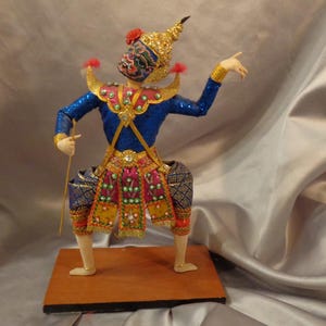 THAI KOHN DANCER Tosakanth Yaksha Demon Warrior King Ramakien
