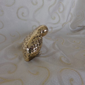 BRASS QUAIL - 4&quot; Vintage HOLLYWOOD Regency Brass 4&quot; Quail   Mid Century Brass Cast Quail