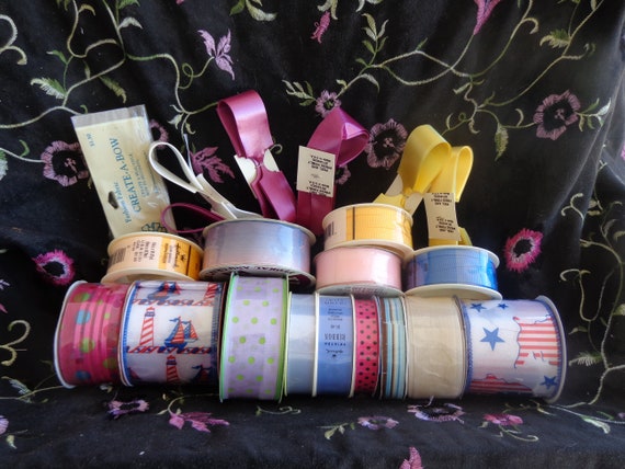 large rolls of ribbon