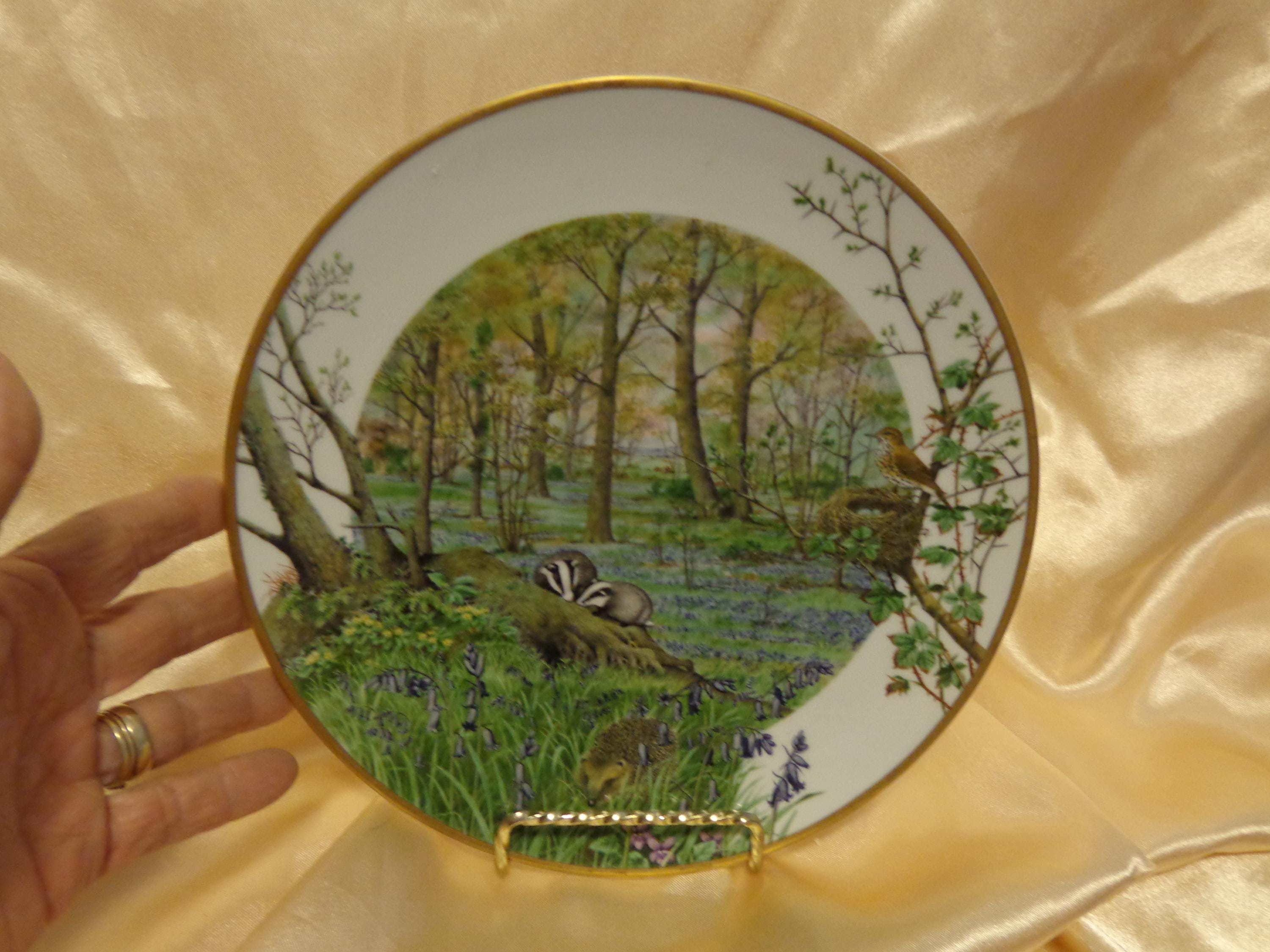 Franklin Porcelain Plates - Etsy