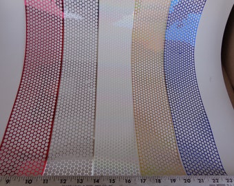 SCRIM - 5 Yard Units of Scrim @ 6.95 each 5 yards -Your CHOICE COLOR--  6mm Hole for Blue, Gold and Silver