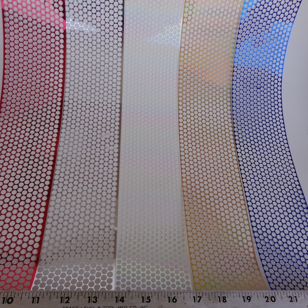SCRIM - 5 Yard Units of Scrim @ 6.95 each 5 yards -Your CHOICE COLOR--  6mm Hole for Blue, Gold and Silver