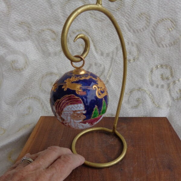 Cloisonne christmas bells