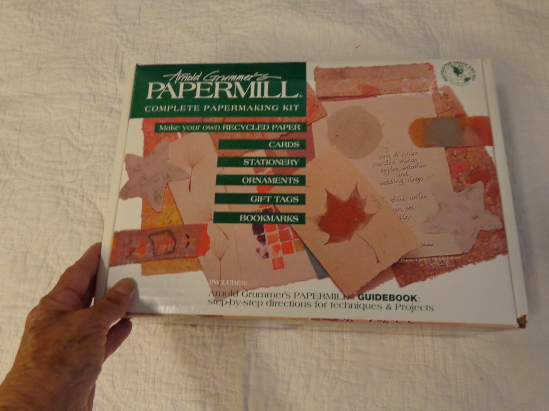 PAPERMILL PAPERMAKING KIT Arnold Grummer Complete Papermill Papermaking