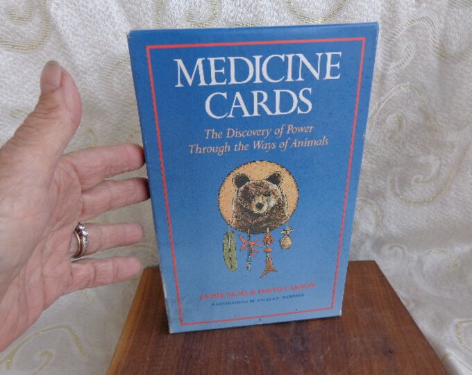 MEDICINE CARD TAROT Original Box/54 Cards W/book Box 6 X 9 Discovery Cards W/native American